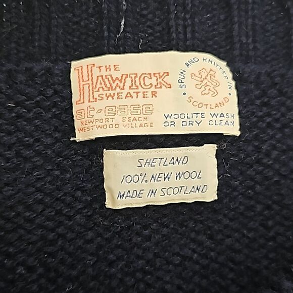 The Hawick, Vintage wool sweater  men's medium - Picture 7 of 9